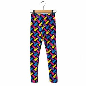 Charlie’s Project Colorful Bunny Print Kids Leggings. Size 2-5 years. Great Cond